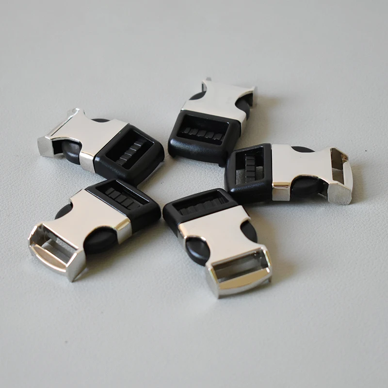 Hebilla de plástico contorneado, herrajes duraderos para 20mm, seguridad cerrada, accesorios para Collar de perro y cachorro, aleación de zinc, 1 Uds. - imagen 5