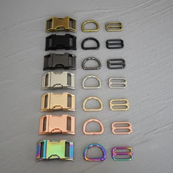 Kit DIY collar perro – Anilla D, ajustador y hebilla