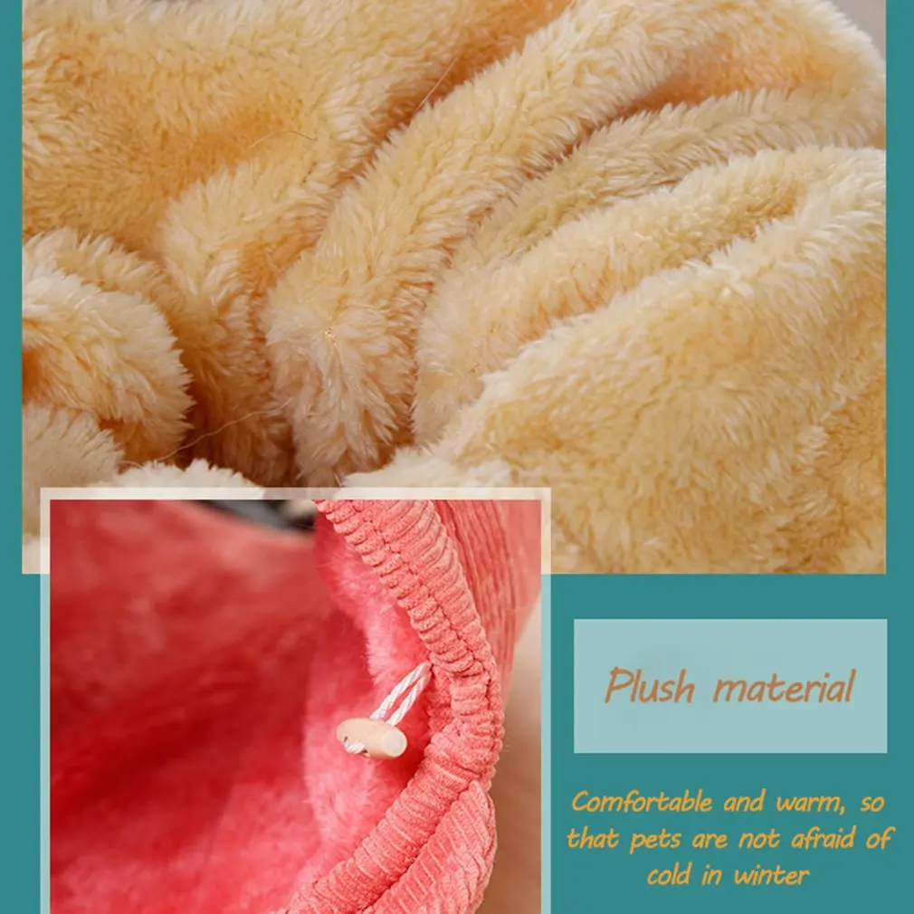 Casa de juguete plegable para gato, túnel en forma de pepino verde cálido, cama de tubo, juguetes interesantes para conejos y gatitos, suministros para mascotas - imagen 3