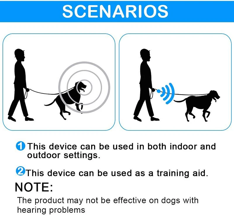 Benepaw-repelente ultrasónico de mano para perros, linterna LED segura y efectiva, dispositivo de entrenamiento para mascotas, antiladridos, fácil de llevar - imagen 4