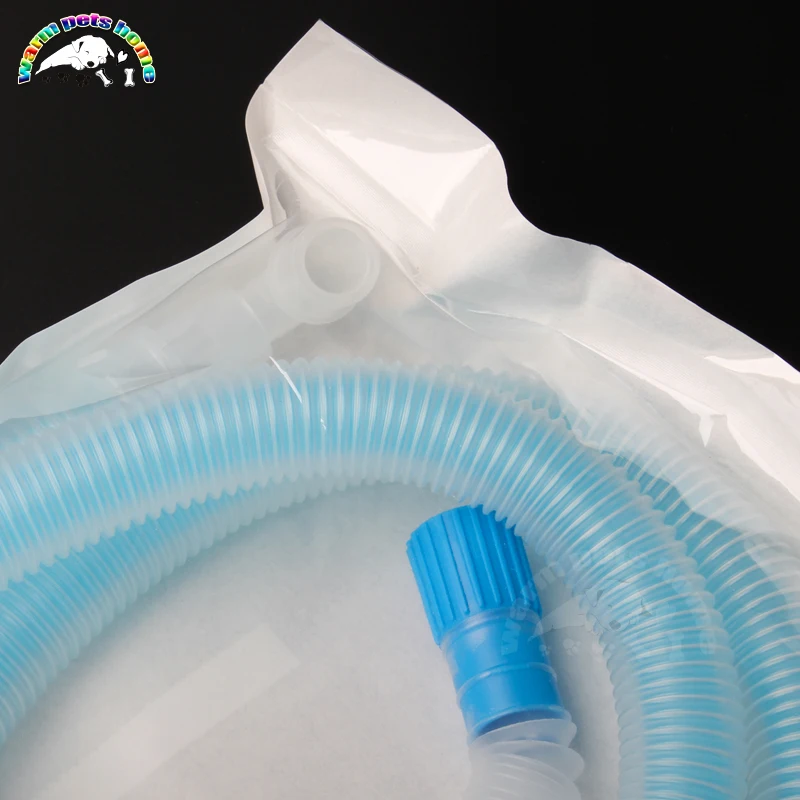 Circuito de respiración coaxial, circuito de respiración de anestesia desechable, tubo corrugado, equipo veterinario de 1500mm - imagen 4