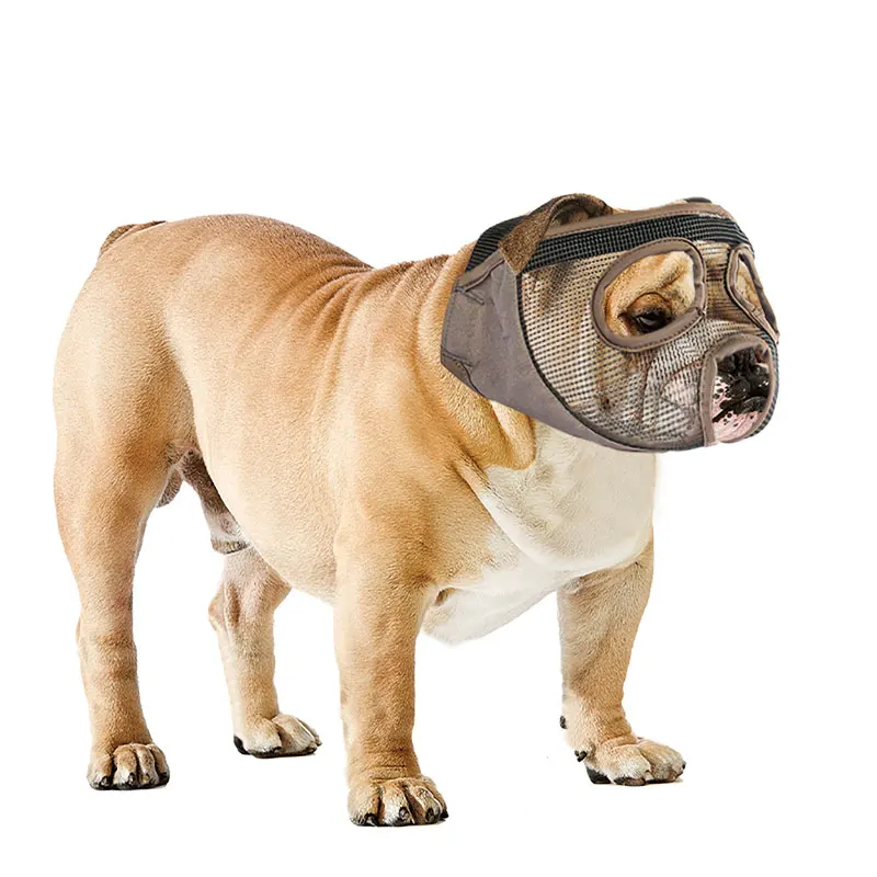 Bozal para Perro con Muso Corto de Malla Ajustable y Transpirable - imagen 2