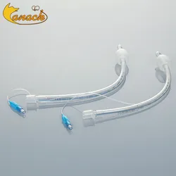 Tubo endotraqueal con manguito desechable para veterinario