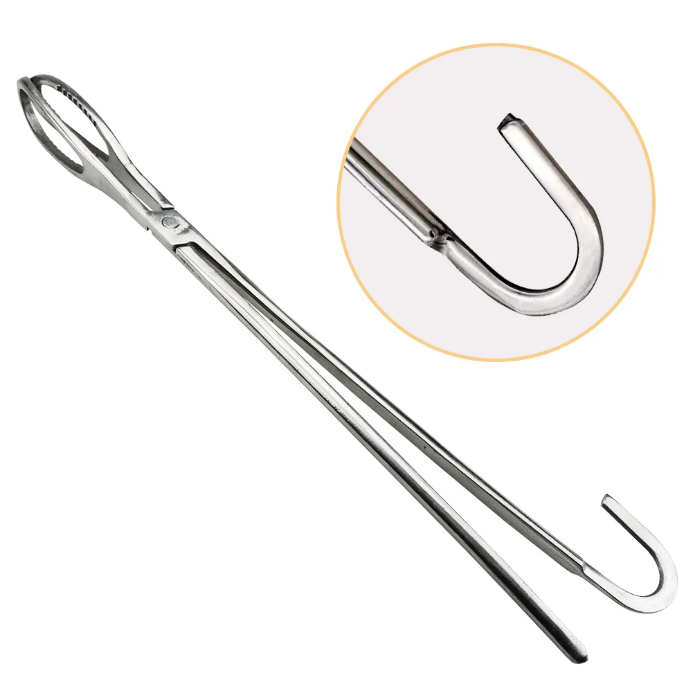 Livestock Pig Goat Cow Veterinary Midwifery Set Stainless Steel Midwifery Rope Forcep Hook Sow Production Auxiliary Tools - imagen 4