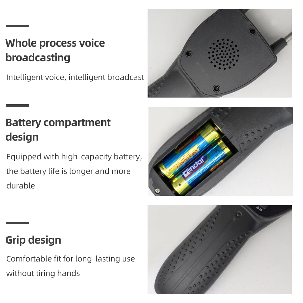 Medidor de humedad de grano GM650, higrómetro Digital LCD, Detector de contenido de humedad portátil para maíz, trigo, arroz, frijol, cebada - imagen 5