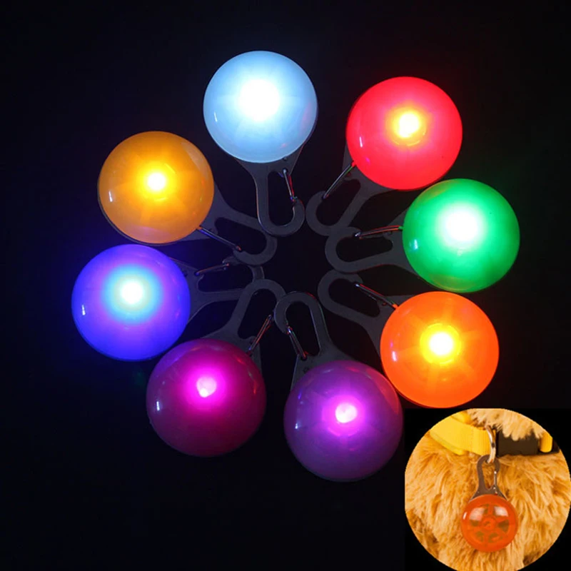 Collares brillantes para perros y gatos, colgantes para decoración de cachorros, Collar Led intermitente, accesorios luminosos nocturnos para mascotas - imagen 5