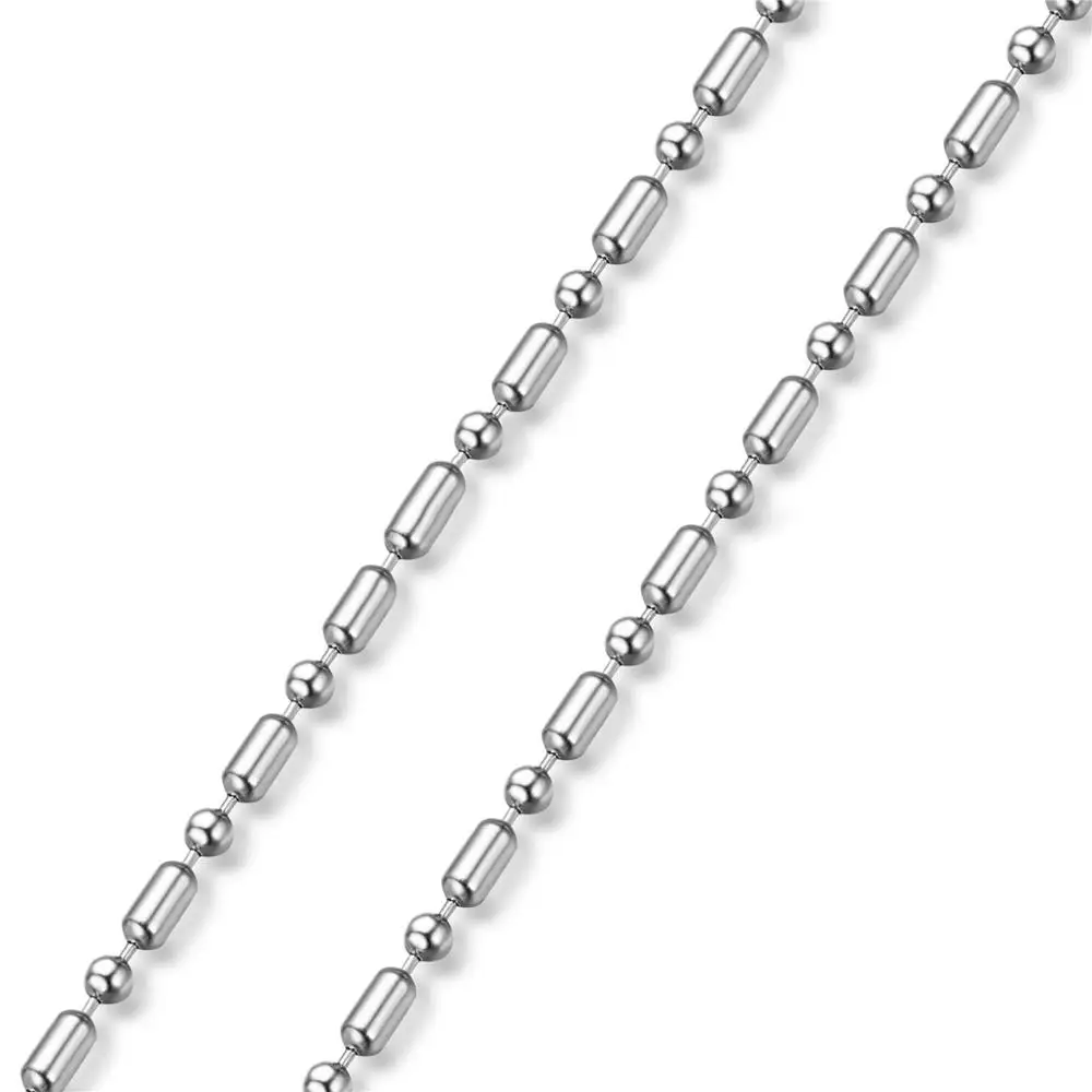 Collar de Etiqueta de perro para hombres, colgante de cadena en relieve, etiqueta de bala del ejército militar, regalo de joyería, venta al por mayor, 20 piezas - imagen 2