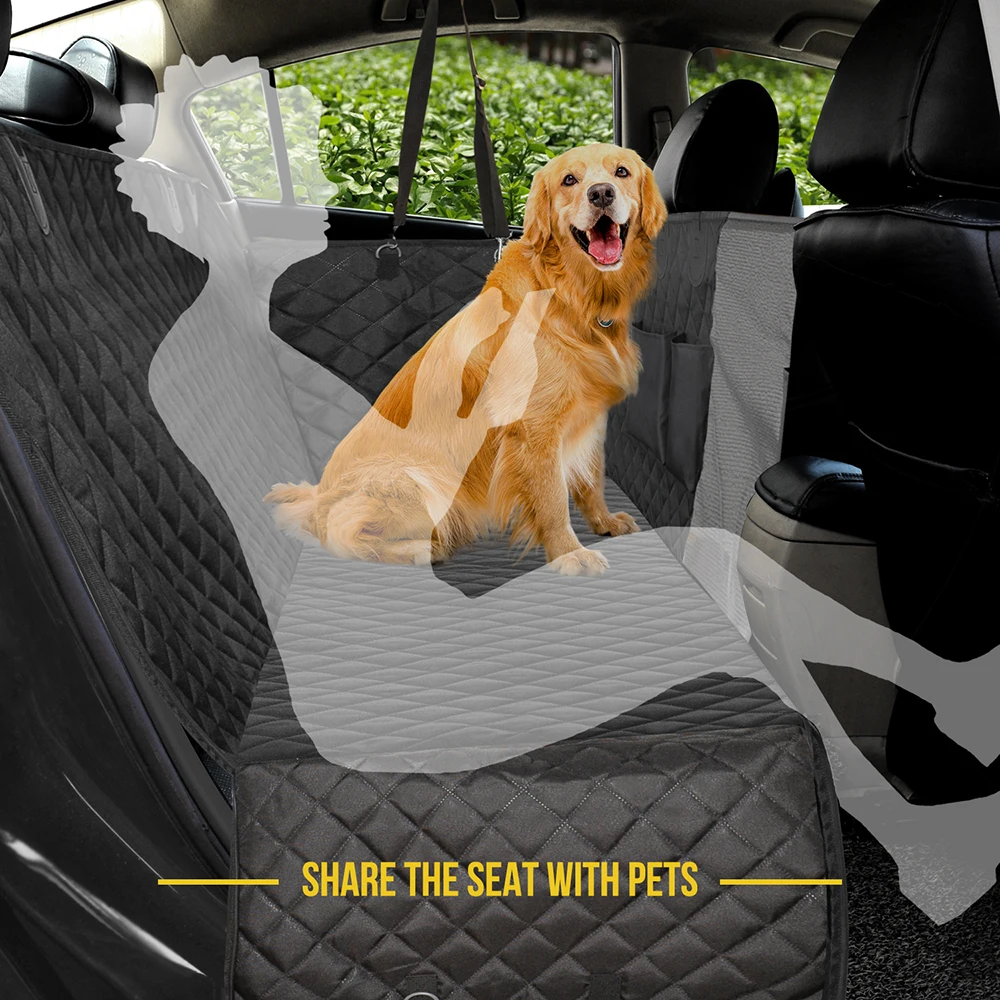 Funda de asiento de coche para perro, asiento trasero de coche, impermeable, estera de viaje para perro, gato, transportador de perro, hamaca para coche, Protector de cojín - imagen 4