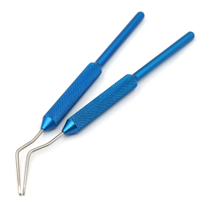 Aguja de injerto móvil de larvas de acero inoxidable, sistema de cría de abejas y reina, mueve gusanos, equipos de apicultura al aire libre, 1 ud.