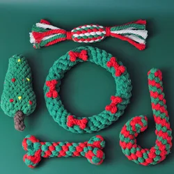 Juguete de cuerda de algodón para gatos y perros - juego interactivo