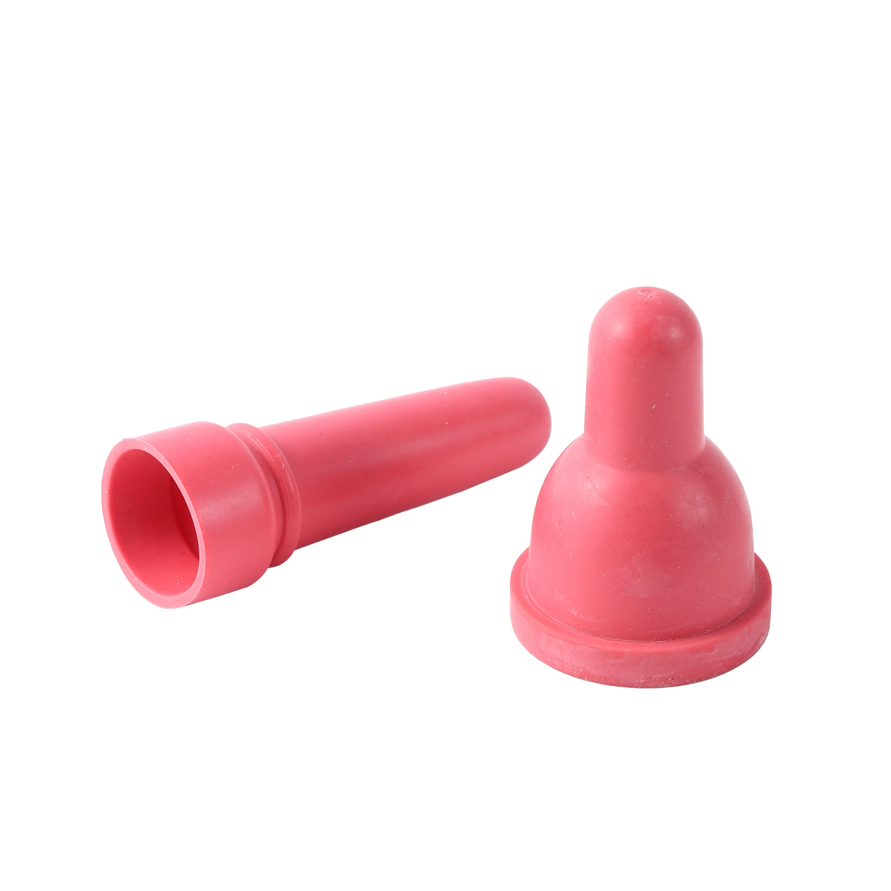 Chupete de becerro de goma de grado alimenticio Natural, botella de leche de Becerro, tetina de bebida, suministros de alimentación de animales de granja, 1 Pc - imagen 5