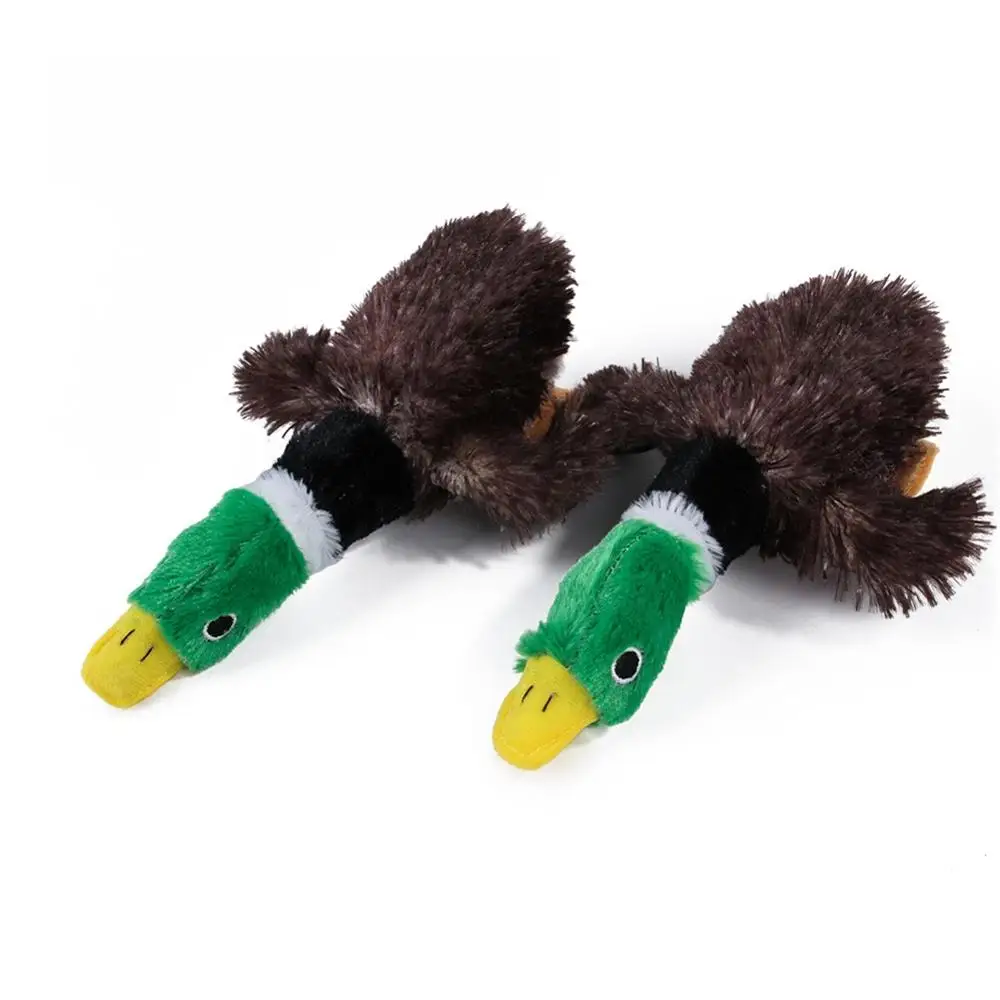 Juguetes de peluche con forma de pato para perro, juguetes para masticar duraderos, Molar, interativo, para cachorros - imagen 2