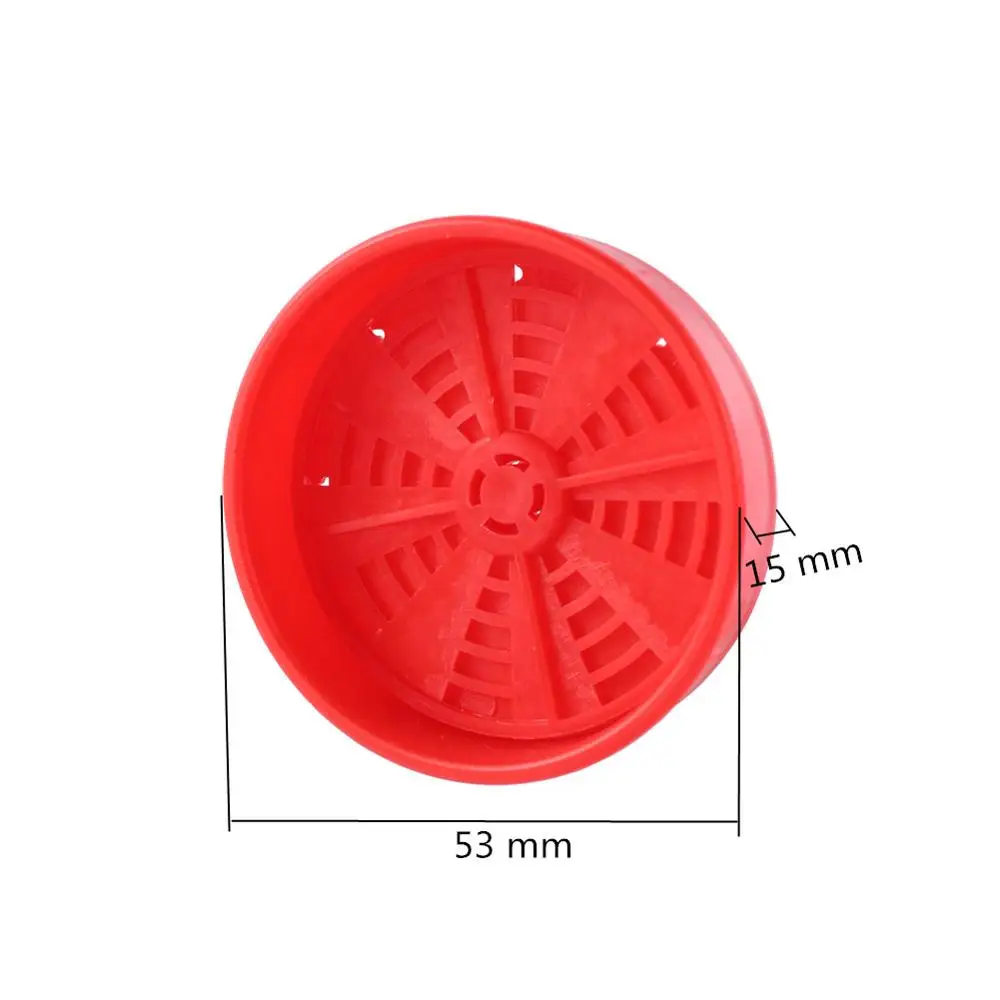Puerta de nido de colmena, ventilación multifuncional de plástico, salida de entrada, disco redondo de 53mm, suministros de herramientas para abejas de apicultura estándar - imagen 2