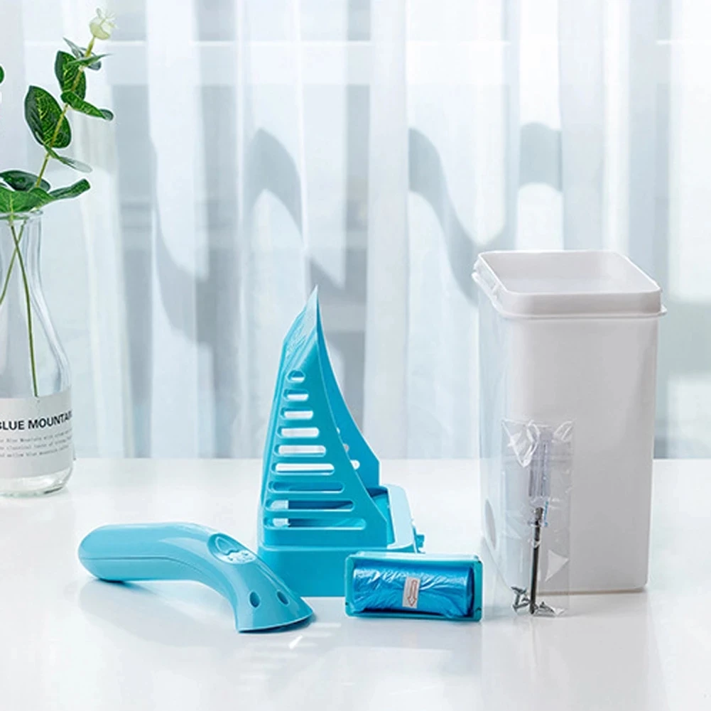 Pala hueca para arena para gatos, pala para arena para mascotas, limpieza de arena para perros, pala para caja de bandeja - imagen 5