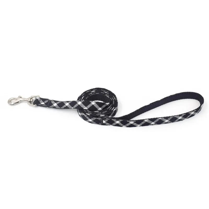 Black Plaid Leash