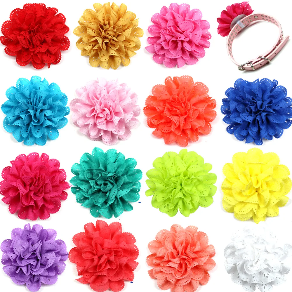 Pajarita para quitar perro, 100 unidades, Collar de flor grande para perro, pajarita deslizante para perro, accesorios para Collar, pajaritas grandes para perro, productos de aseo para mascotas
