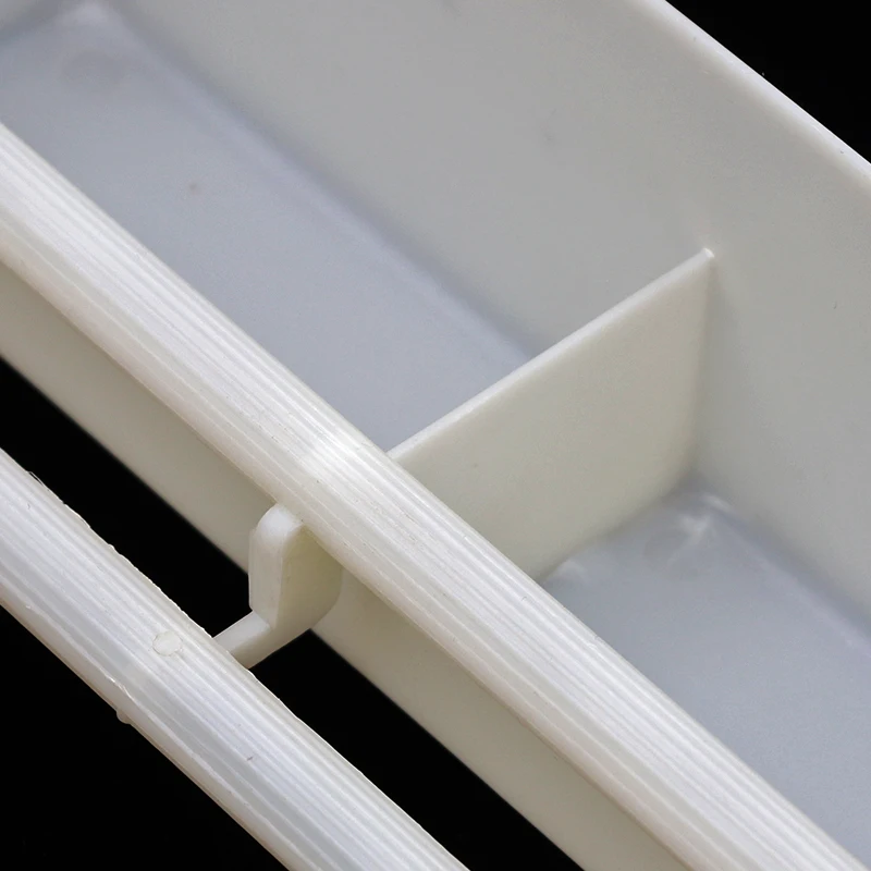 Alimentador de agua de plástico de 5 piezas para mascotas, taza con marco de pie, alimentador de alimentos para loros, aves de corral, palomas, codorniz, bebedero - imagen 5