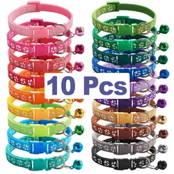 Collar con campana de nylon ajustable para perro y gato – Resistente