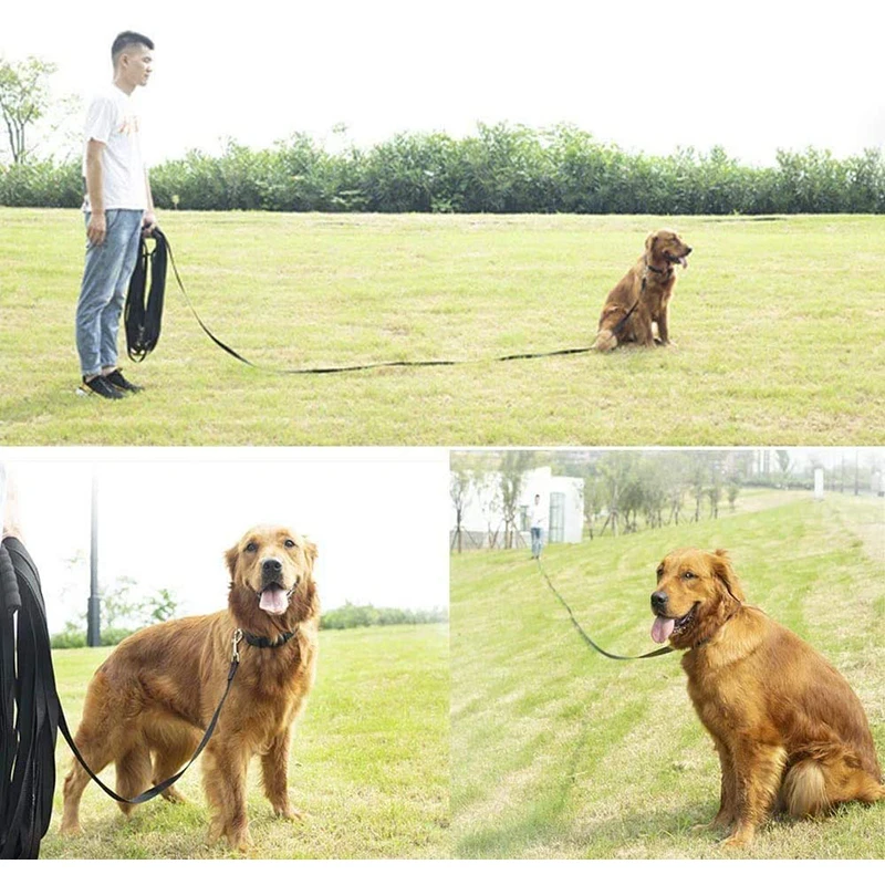 Benepaw-Correa de nailon duradera para perros, accesorio de entrenamiento con mango acolchado, largo y cómodo, de 1,5 m/1,8 m/3m/4,5 m/6m/9m/15m - imagen 5