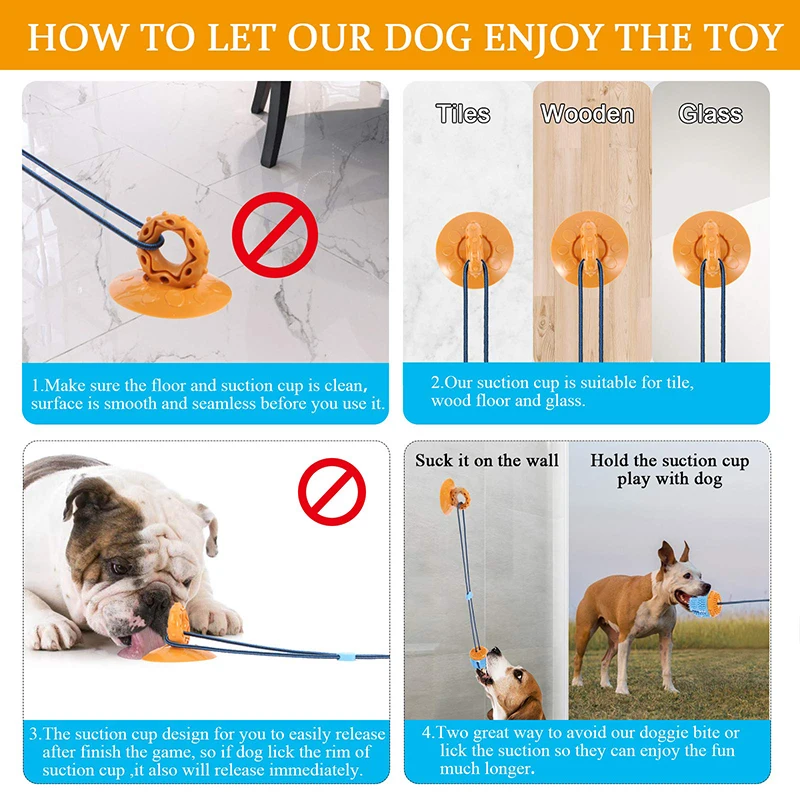 Benepaw-ventosa para perros pequeños y medianos, juguete interactivo seguro, Tug Of War, juego para mascotas, limpieza de dientes para Chewers agresivos - imagen 4