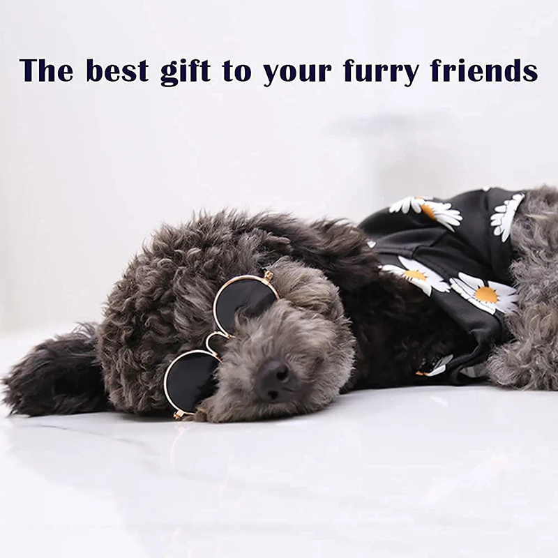 Benepaw-camisa con estampado de flores para perro pequeño, ropa cómoda, transpirable, elástica, ligera, elástica, lavable a máquina para mascotas - imagen 4