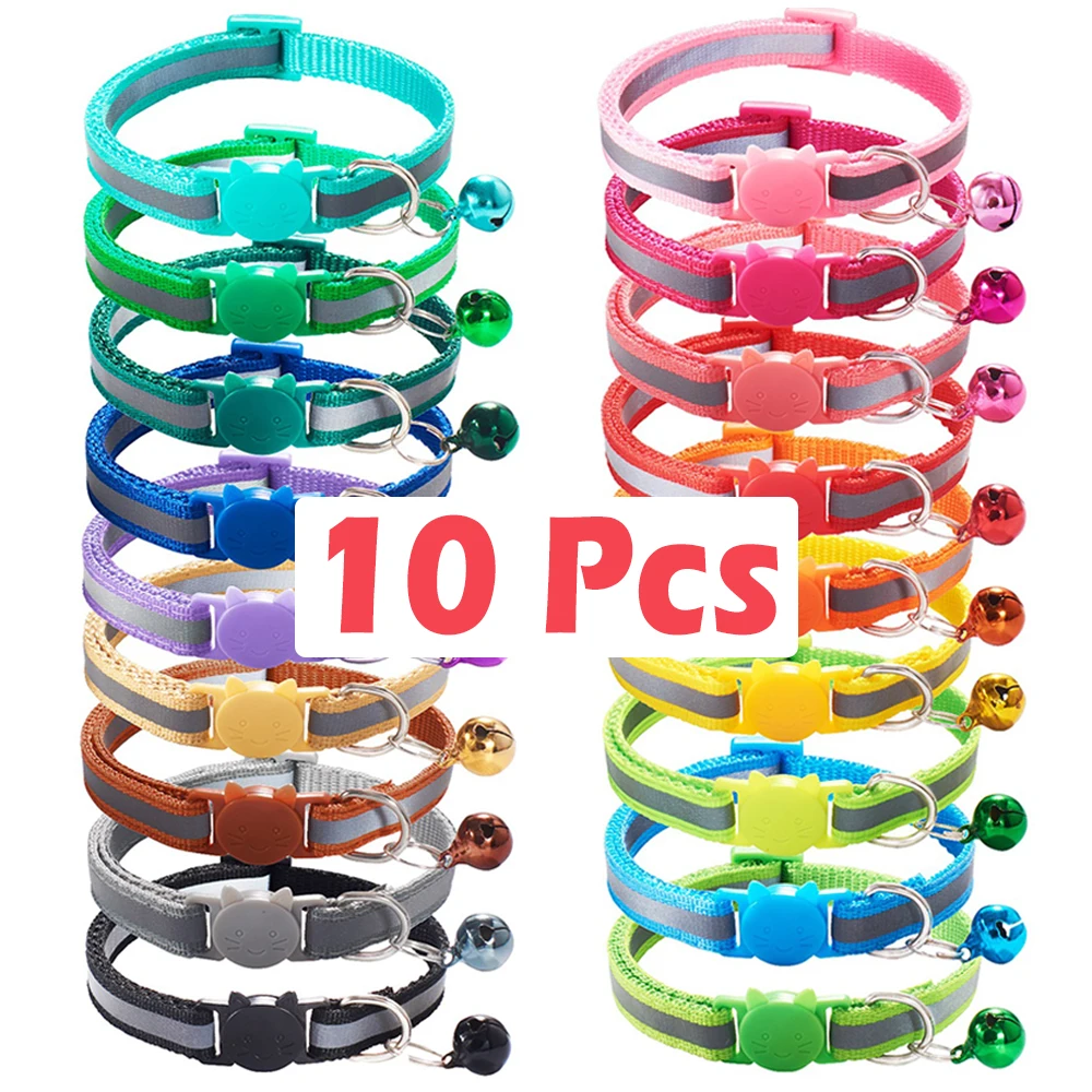 10Pcs collares perros gatos - vista principal