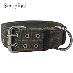 Collar de nailon ajustable para perros medianos y grandes - comodo