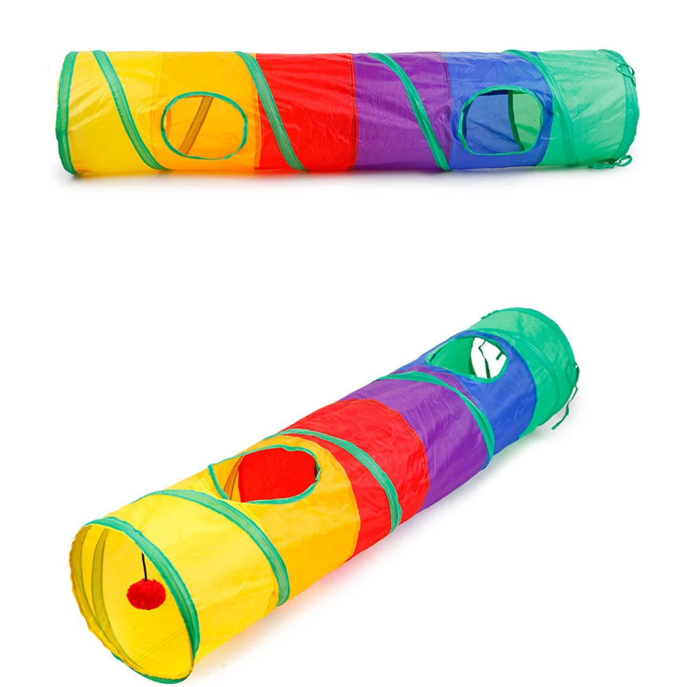 Juguetes de piezas para gatos, bolas de ratón, túnel de Juego plegable, palo divertido, suministros de ratón, accesorios para gatos y peces, 14 unidades - imagen 2