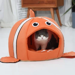 Hamaca cueva nido para gatos y perros pequeños – Cama cálida invierno