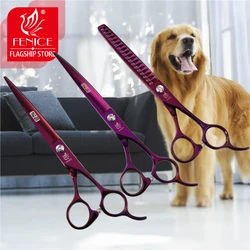 Kit tijeras grooming perros – Curvadas, rectas y entresacadoras