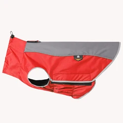 Chaqueta impermeable para perros con forro polar - abrigo de lluvia