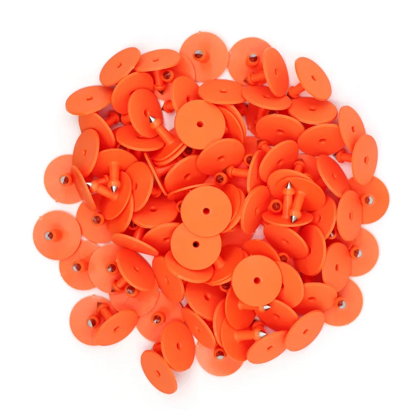 Etiquetas para las orejas en blanco, Identificación de Ganado para cabras, cerdos, Hogs, vacas, pantorrilla de TPU, paquete de precisión de 100 piezas - imagen 5