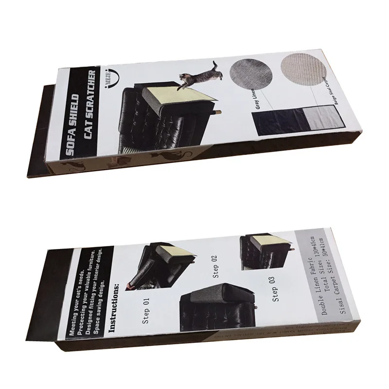 Almohadilla para rascar gatos, suministros para gatos, tablero de garra de gato de sisal, afilador de garras de juguete, rascador para gatos, sofá antigato, resistente al desgaste - imagen 4