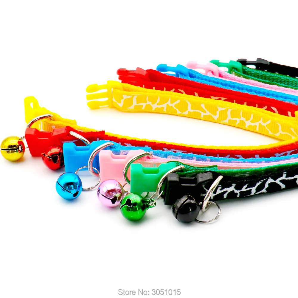 Venta al por mayor, 100 Uds., collares retráctiles ajustables con correa para mascotas para perros pequeños y gatos con collares de cadena de cuerda de tracción con campana para mascotas - imagen 5