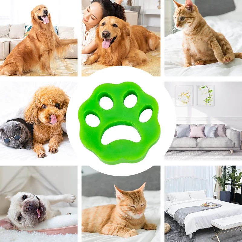 Removedor de pelo reutilizable para mascotas, secadora de ropa, accesorio eliminador de pelusas de piel de gato y perro para lavadoras y secadores de ropa - imagen 4