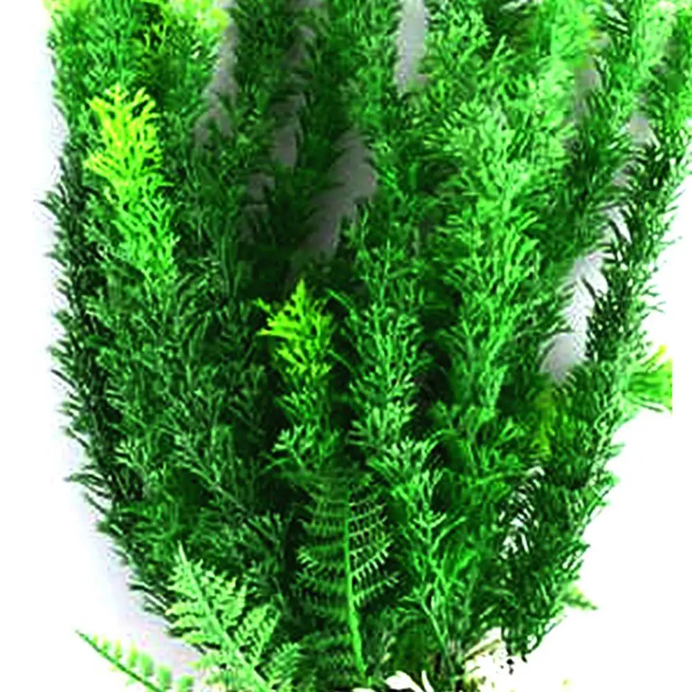 Planta Artificial de 45cm, hierba de agua, plantas subacuáticas artificiales, pecera de acuario, adorno de paisaje, decoración de pecera