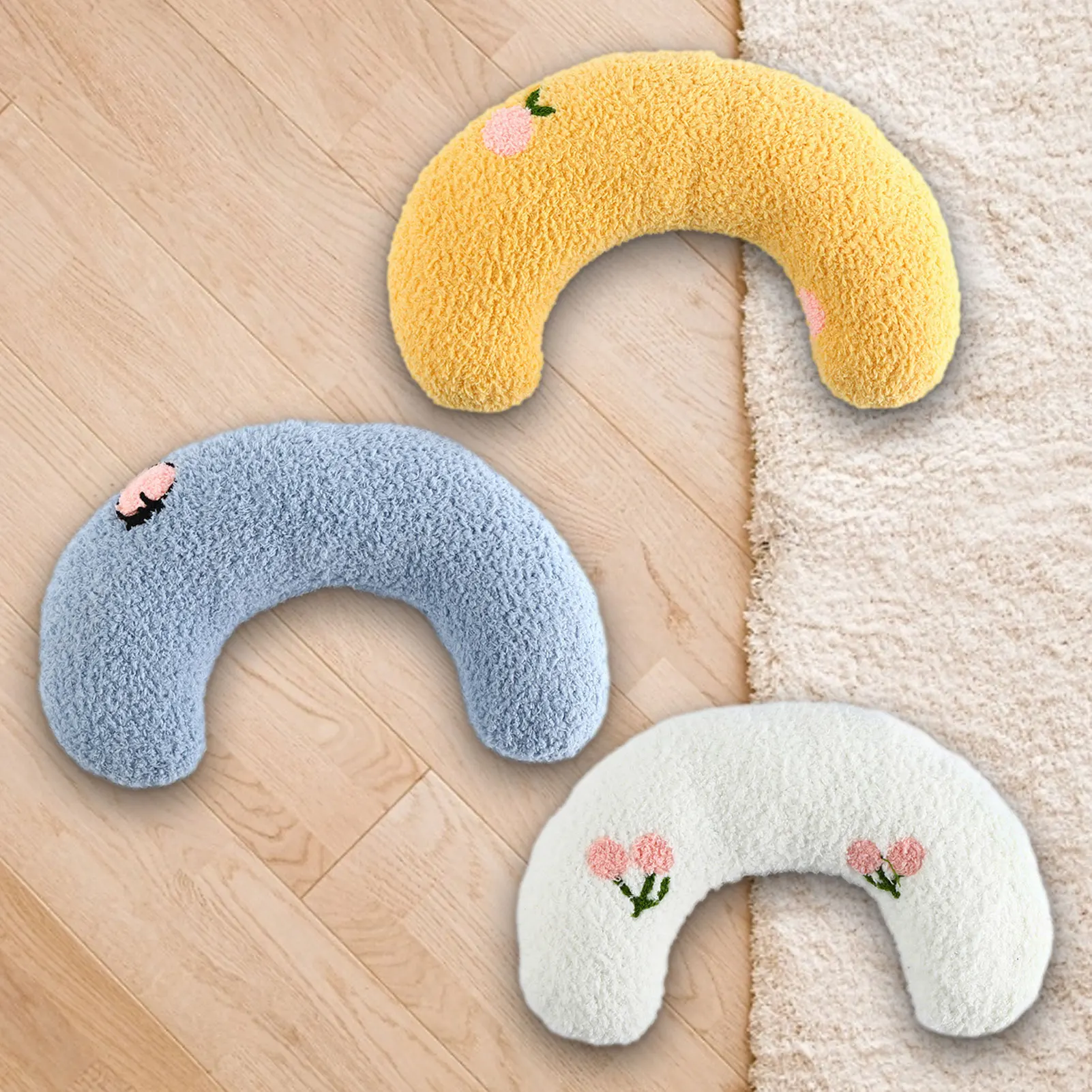 Almohadas pequeñas para mascotas, cama para perros y gatos, protege la columna Cervical, alfombrilla para dormir profundamente - imagen 2