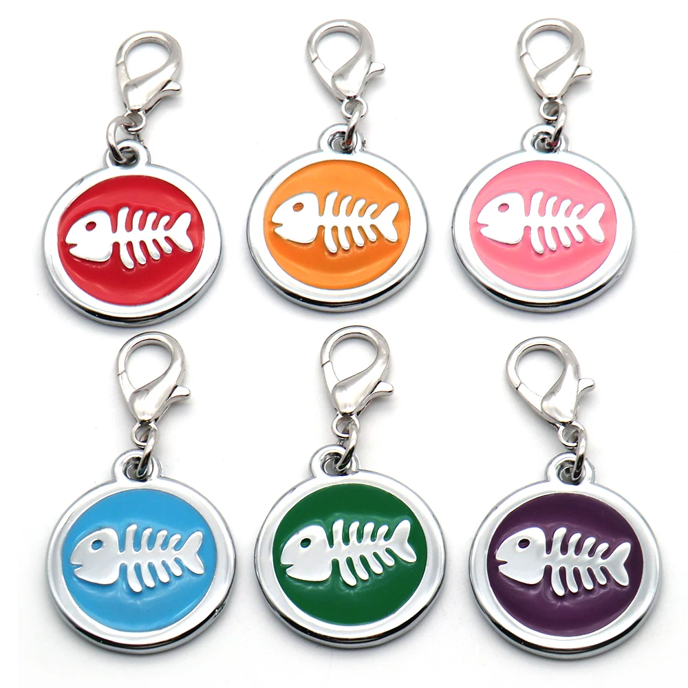 Placa de identificación de perro personalizada, accesorio para Collar con placa de identificación, colgante antipérdida, 20 piezas - imagen 5