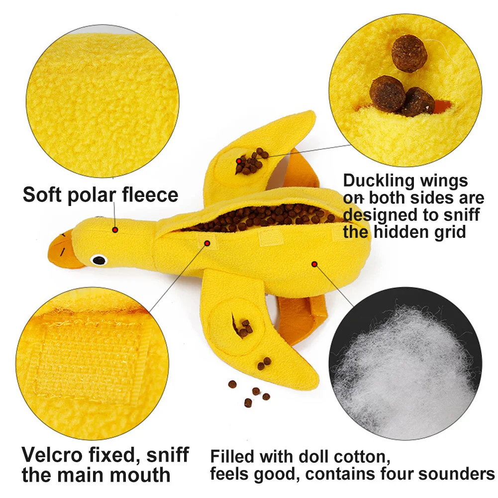 Juguete interactivo IQ Treat duck para gato, dispensador de comida para mascotas, bola para entrenamiento, suministros para mascotas - imagen 2