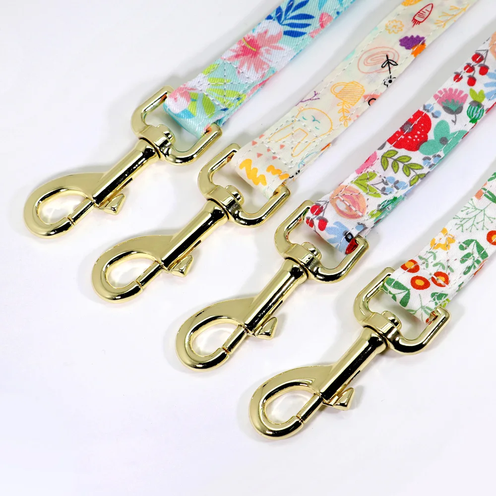 Correa de nailon con estampado para perro, Correa suave para caminar, para cachorros, perros pequeños, medianos y grandes, Chihuahua, Pitbull, 150cm - imagen 4