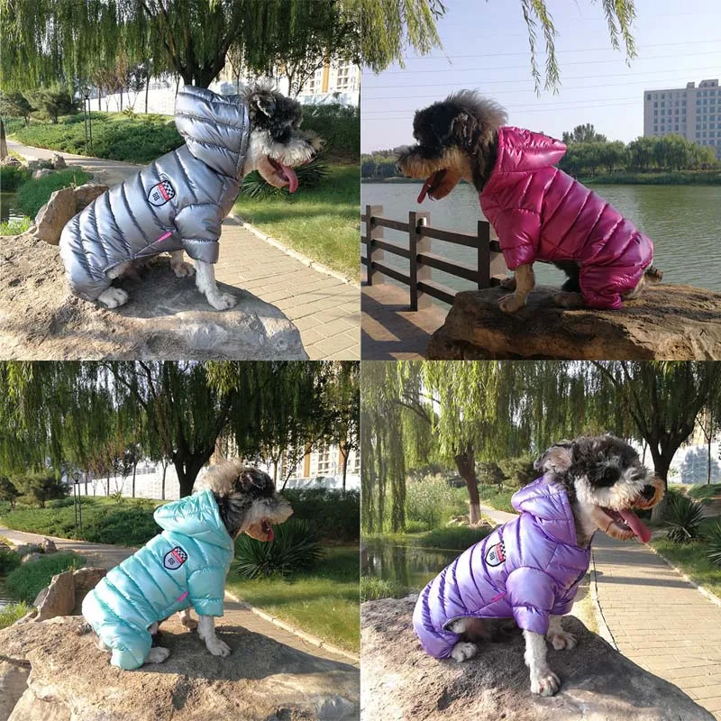 Ropa de invierno para Chihuahua, chaquetas impermeables para perros pequeños, mono Yorkshire, abrigo Shih Tzu, ropa para cachorros - imagen 4