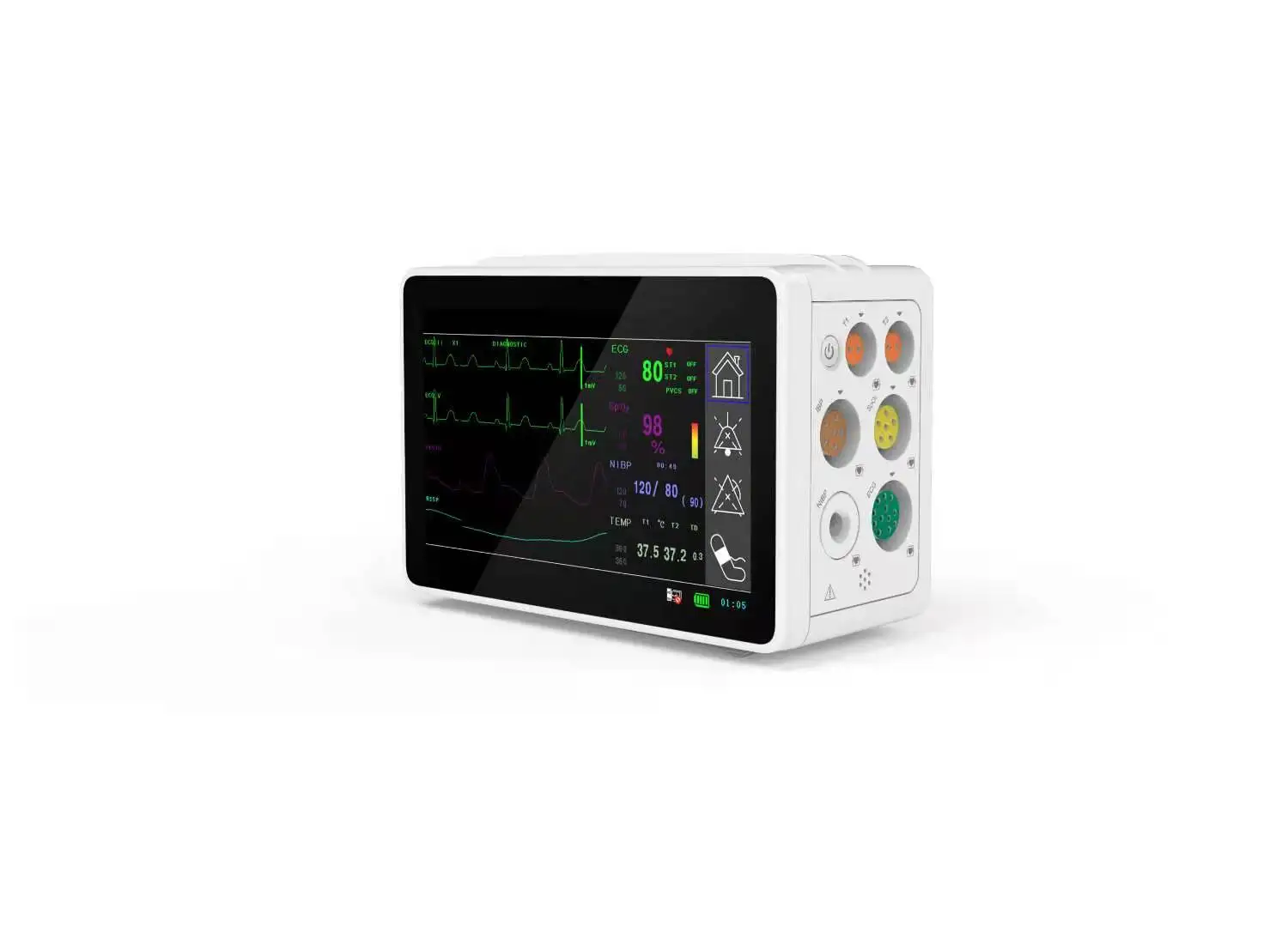 Contec Touch-Monitor de paciente de signos vitales, dispositivo de 5 ", Mini máquina TS1 de 5 parámetros - imagen 2
