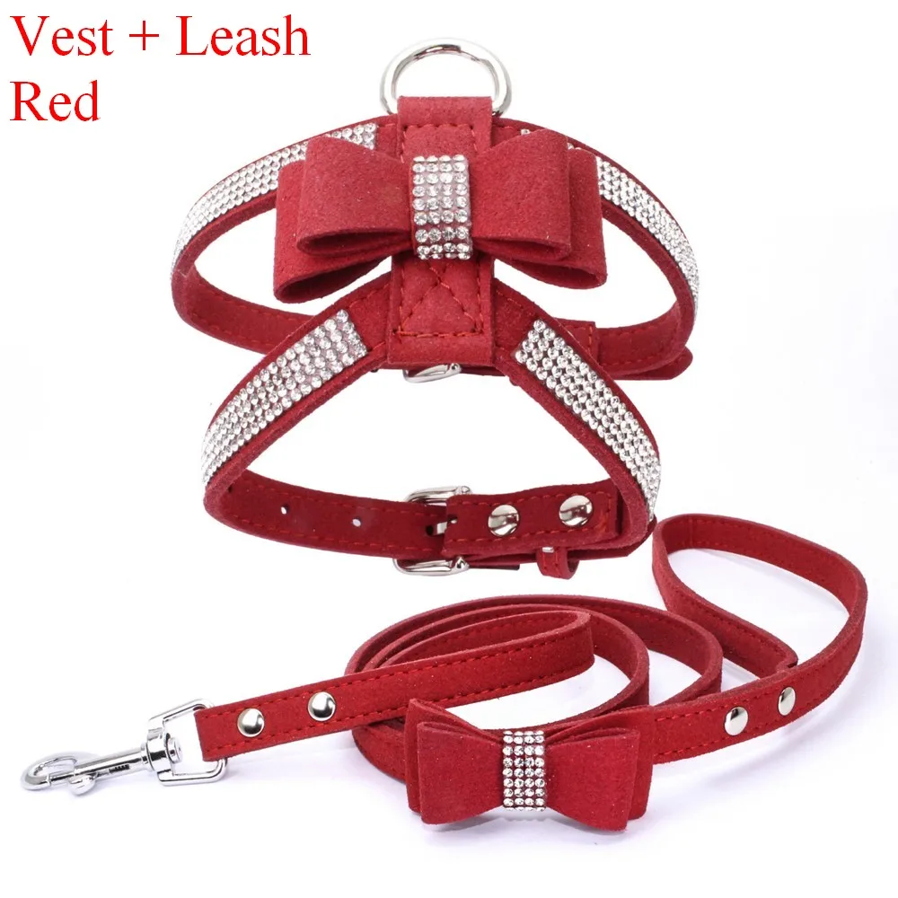 Harness Leash Red