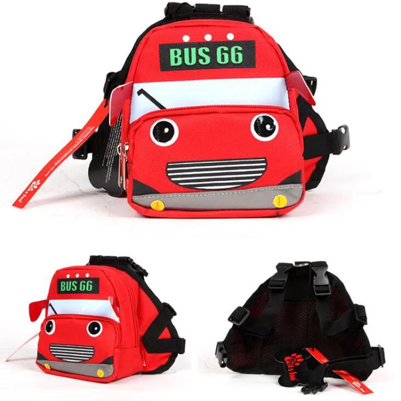 Mochila escolar multifuncional para mascotas, lona, dibujos animados, perro, gato, cachorro, viaje, transportador, bolsas, suministros - imagen 3