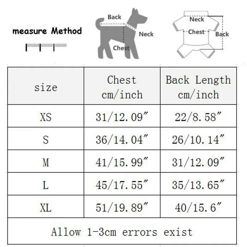 Pijamas perros - Empaque y presentación