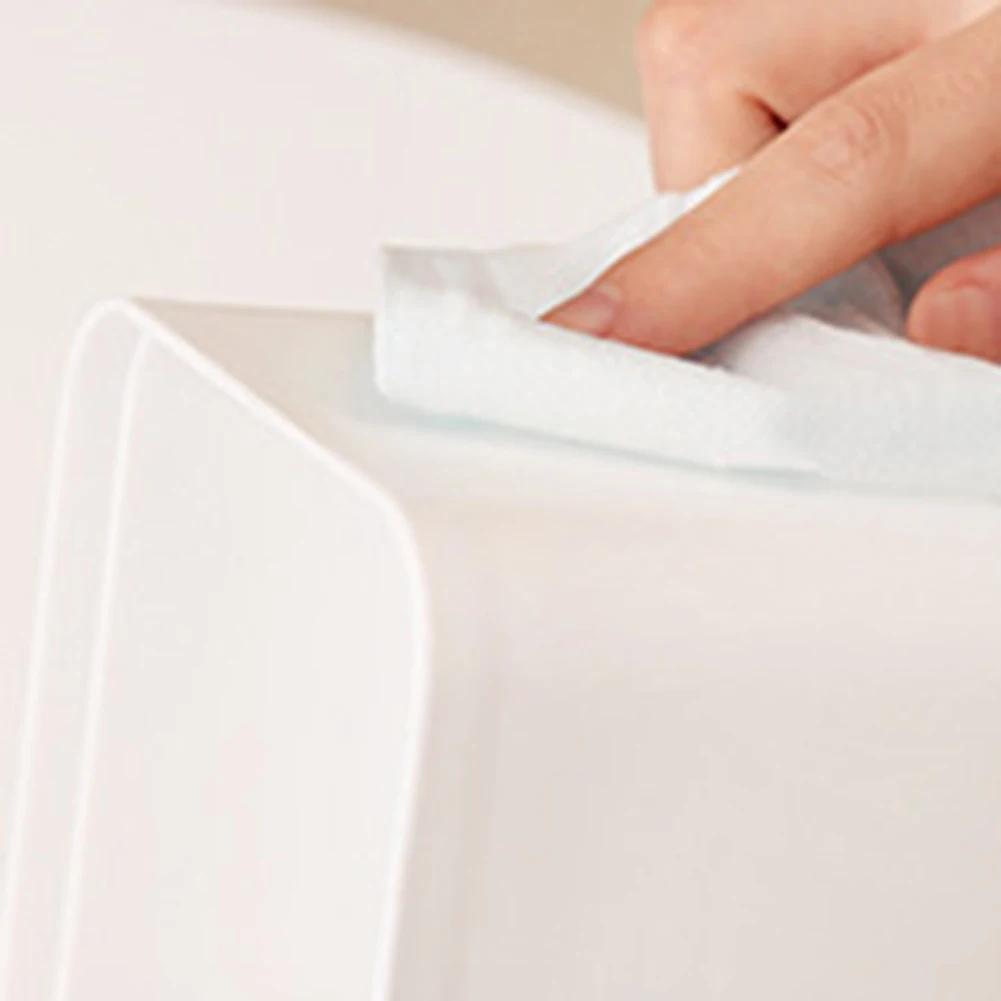 Caja de pañuelos de madera redonda/cuadrada para cocina casera, servilletero, organizador para el hogar, servilletero, soporte para pañuelos, caja temp - imagen 5