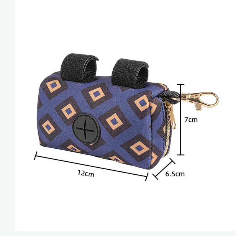 Dispensador portátil de bolsas de basura para perros, soporte para bolsas de basura para mascotas, accesorios de correa para caminar al aire libre, suministros para mascotas, verde, morado, rojo y azul