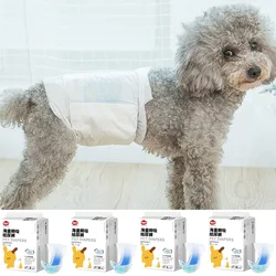 Pañales para perros masculinos de súper absorción, pantalones fisiológicos desechables a prueba de fugas, pañales para mascotas, bragas para cachorros, pañales de papel para perros