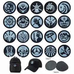 SCP-Parche de base IR, accesorio EDC de adorno, insignia, brazalete, juego táctico militar, parches reflectantes