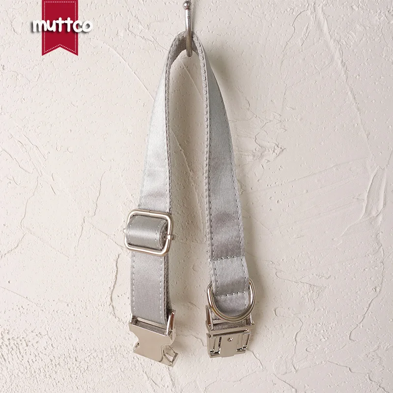 MUTTCO-collar con etiqueta de identificación para perro mascota, personalizado, con diseño propio, ajustable, con placa con nombre para cachorro, 5 tamaños, UDC112 - imagen 2